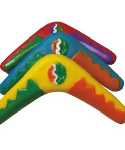 JUGUETE DE VINILO C/ CHIFLE (BOOMERANG) HT