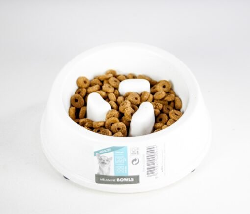 MELAMINE BOWL ANTI SCOFF 450G M-PETS