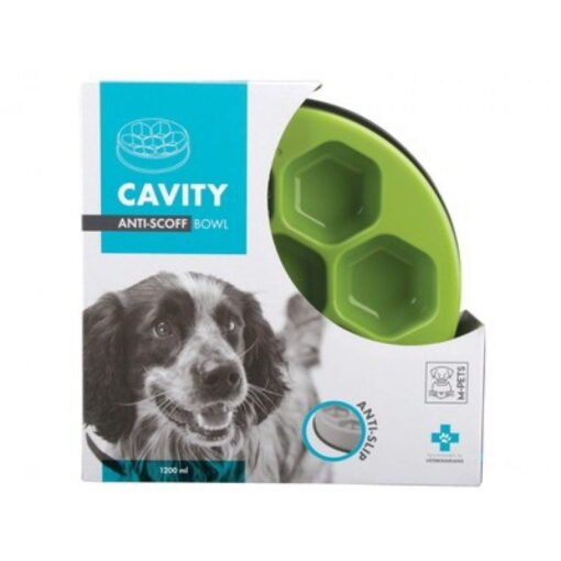 CAVITY SLOW FEED VERDE M-PETS COME LENTO