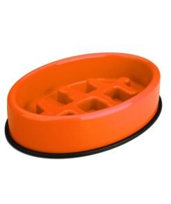 FISHBONE SLOW FEED NARANJA M-PETS