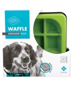 WAFFLE SLOW FEED VERDE M-PETS