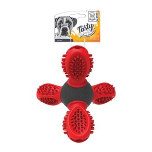 SATURN DOG TOY ROJO M-PETS