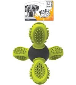 SATURN DOG TOY VERDE M-PETS
