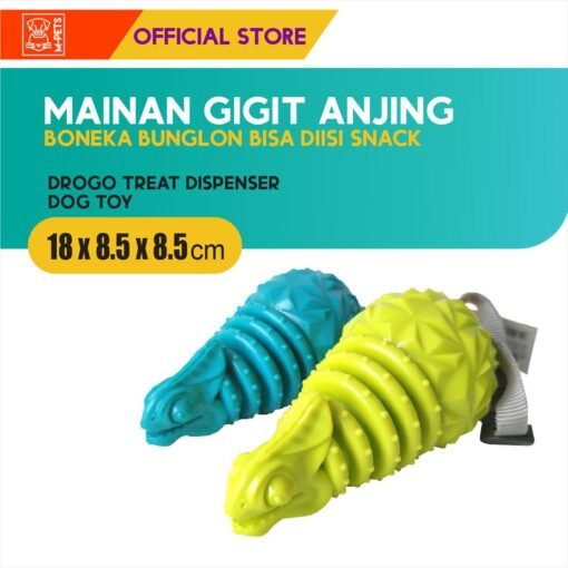 DROGO AZUL TREAT DISPENSER M-PETS