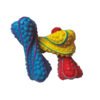 JUGUETE DE VINILO C/ CHIFLE (HUESO RELIEVE) HT