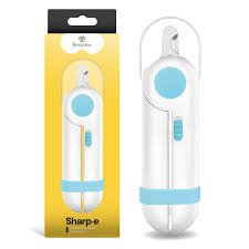 BEEPAW CORTAUÑAS SHARP-E CELESTE (CON LED)