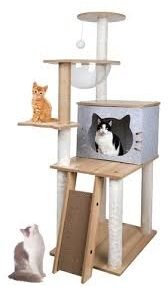 BEEPAW RASCADOR ARBOL PREMIUN MADERA