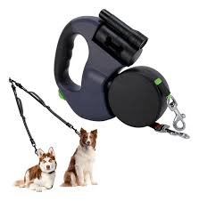 BEEPAW CORREA EXTENSIBLE P/ 2 PERROS C/