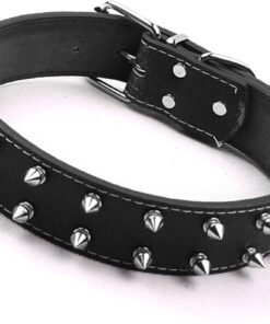 COLLAR CUERO C/PUAS 70 CM MORRA