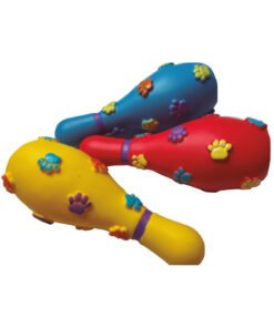 JUGUETE DE VINILO C/ CHIFLE (PALO DE BOOWLING)