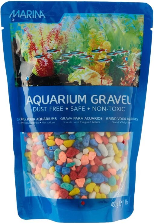 MARINA AQUA GRAVEL RAINBOW MIX X 450 GS