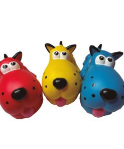 JUGUETE DE VINILO C/ CHIFLE (PERRO) HT