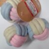 PELOTA TRENZADA ALGODON CHICA PASTEL