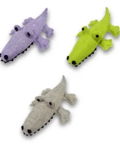 MC007 JUGUETE COCODRILO CON CHIFLE 29 CM