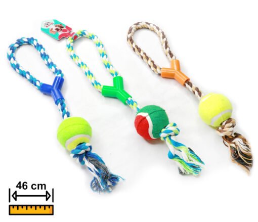MC062 JUGUETE CUERDA CON MORDEDOR 18 CM