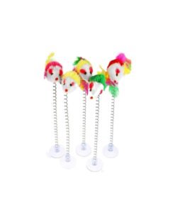 MC068 JUGUETE PLUMA CON RESORTE 10 CM