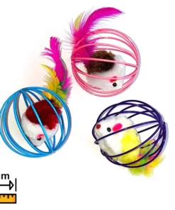 MC071 PELOTA ALAMBRE CON RATON 11 CM