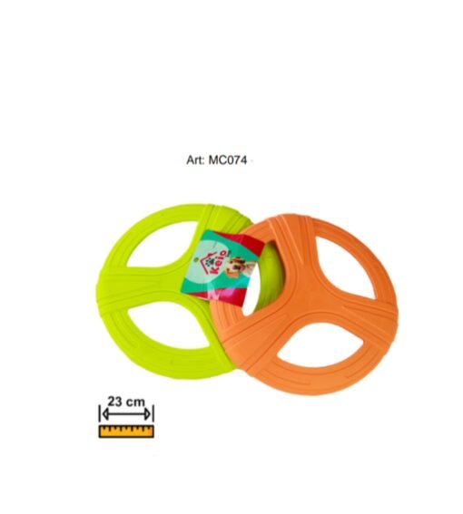 MC074 FRISBEE DE GOMA  PREMIUN 23 CM