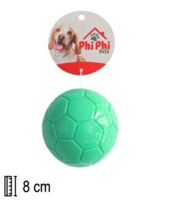 MC092 PELOTA DE GOMA DURA C/CHIFLE 8CM