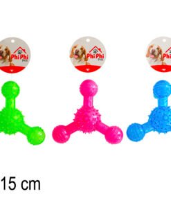 MC107 JUGUETE DE GOMA CON CHIFLE 15.6CM