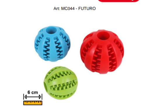 MC044 PELOTA DE LIMPIEZA DE DIENTES 6 CM