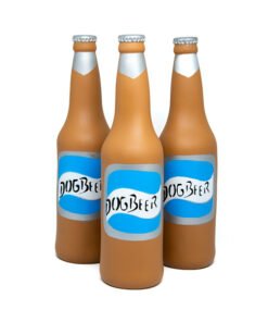 JUGUETE DE VINILO C/ CHIFLE (BOTELLA ETIQ AZUL)
