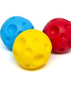 JUGUETE DE VINILO C/ CHIFLE (PELOTA C/ FIGURAS)