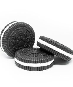 JUGUETE DE VINILO C/ CHIFLE (GALLETITA OREO) HT