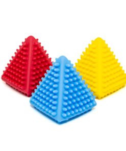 JUGUETE DE VINILO C/ CHIFLE (TRIANGULO) HT