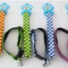 CONJUNTO COLLAR Y CORREA A CUADROS