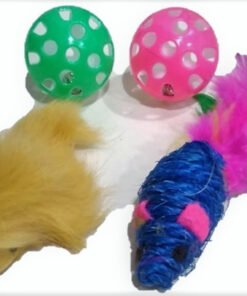 JUGUETE 2 RATITAS Y 2 PELOTAS 566-4 IMPORTADOR