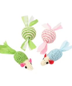 JUGUETE RATA C/PELOTA PAPEL (109-10)