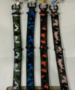 COLLAR CUERINA C/TELA CAMUFLADO 42 CM