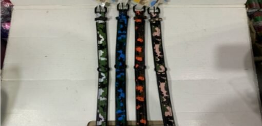 COLLAR CUERINA C/TELA CAMUFLADO 42 CM