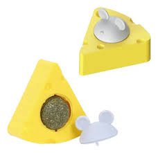 BEEPAW HIERBA GATERA  FORMA QUESO C/ ADHESIVO