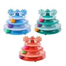 JUGUETE INTERACTIVO P/GATO 3 NIVELES C/PLUMA