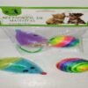 JUGUETE RATA PLASTICA C/PELOTA ARCOIRIS