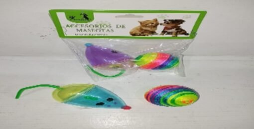JUGUETE RATA PLASTICA C/PELOTA ARCOIRIS