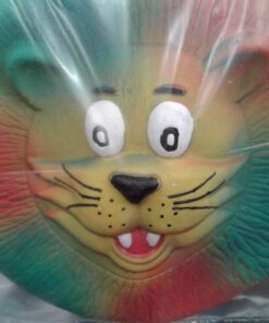 FRISBEE LATEX C/CARA DE LEON 17CM IMPORTADOR