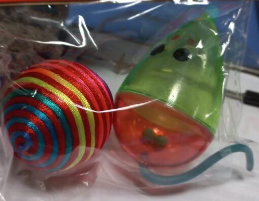 JUGUETE RATITA COLA PLAST Y PELOTA HILO