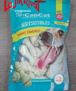 CAN CAT HUESO CUERO X 10 UNIDADES