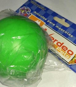 PELOTA MACIZA 75MM FLUO VERDEO  HT