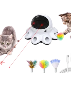 BEEPAW JUGUETE FANTASMA PARA GATO 2 EN 1