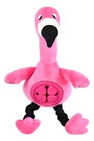 CAN CAT FLAMENCO PELUCHE CON TPR 22X38 CM