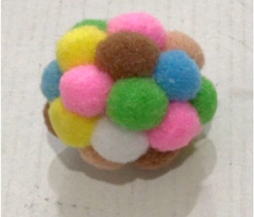 PELOTA SONAJERO C/BOLITAS (MALVAVISCO)