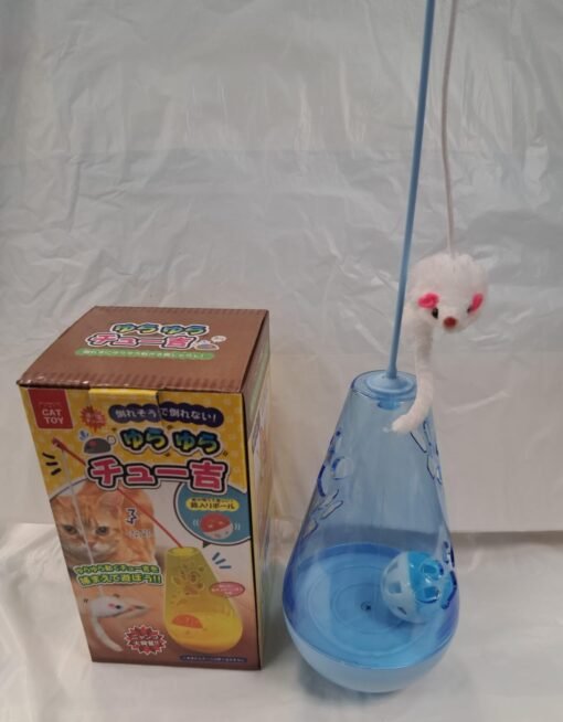 JUGUETE P/ GATO TROMPO C/PELOTA Y RATITA