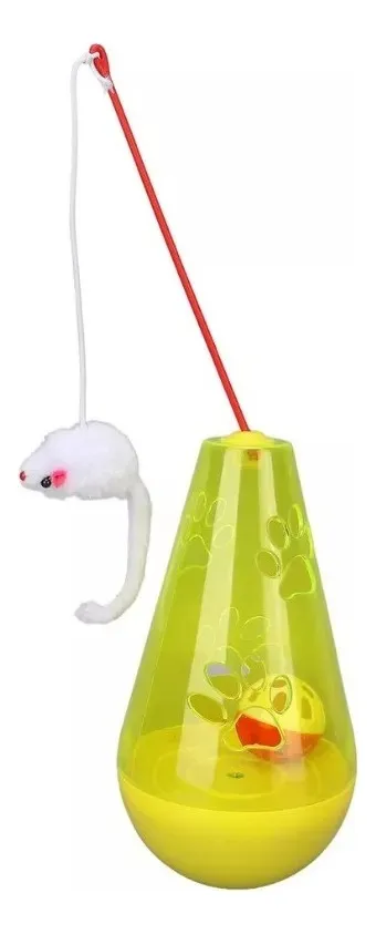 JUGUETE P/ GATO TROMPO C/PELOTA Y RATITA