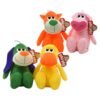PELUCHE ANIMALES COLORIDOS 22 CM