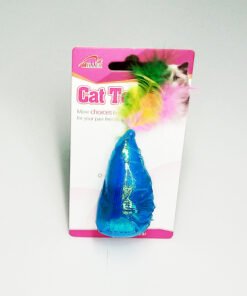 CONITO DE TELA METALICA C/ PLUMAS Y CAMPANA