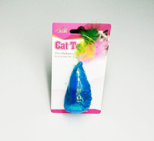 CONITO DE TELA METALICA C/ PLUMAS Y CAMPANA